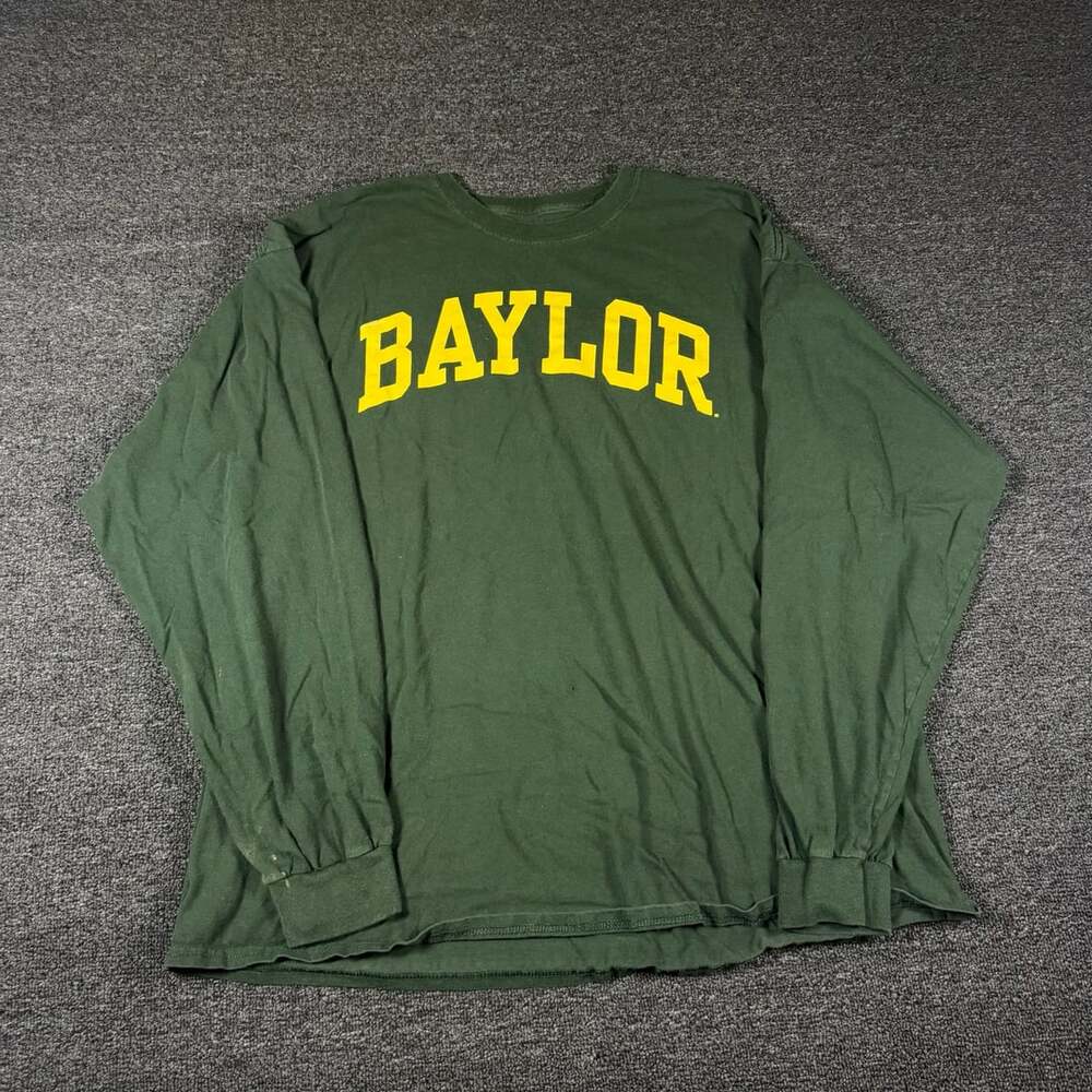 Fanatics Baylor Bears Long Sleeve T-Shirt 2XL Green College